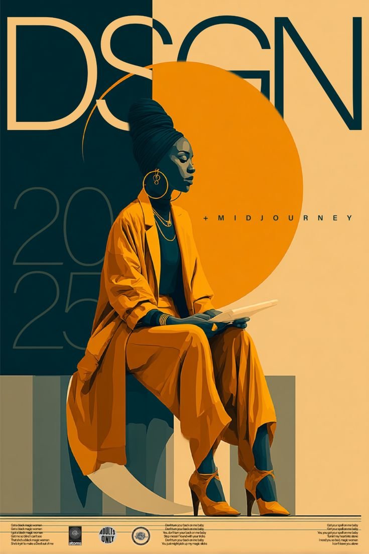 Poster Black Magic Woman