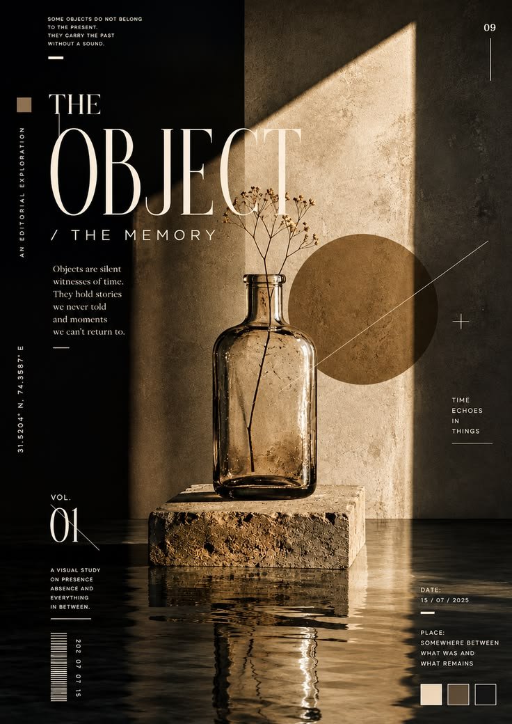The Object _ The Memory — Editorial Graphic Design